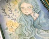 Fantasy Watercolor Painting, Original Art, Fairy Illustration, Butterfly Queen - Payment Installment Available FREE SHIPPING - TheWishForest Fantasy Watercolor Painting, Original Art, Fairy Illustration, Butterfly Queen - Payment Installment Available FREE SHIPPING - TheWishForest