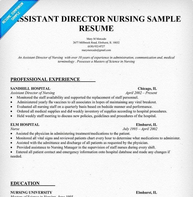 Nursing Management Resume Examples RESTUME