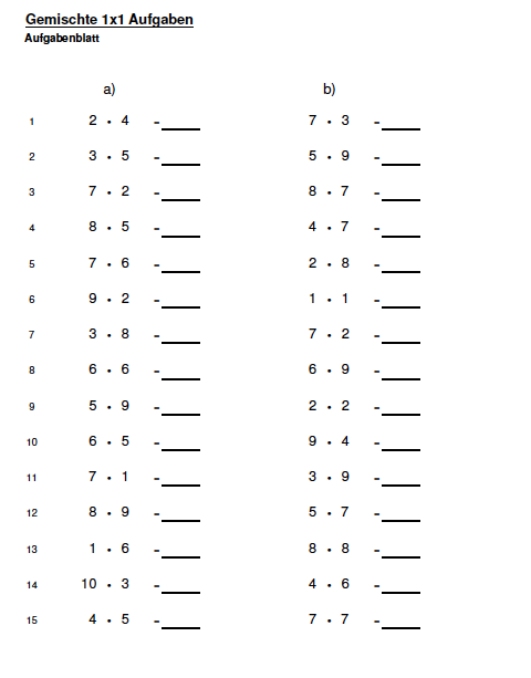 Übungsblätter 1 Klasse Zum Ausdrucken / Mathe Arbeitsblätter Klasse 5 Zum Ausdrucken Kostenlos