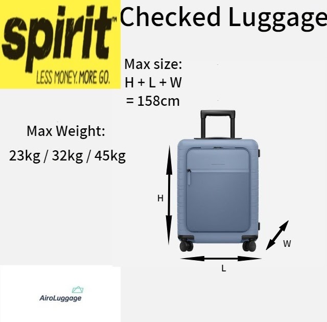 spirit baggage prices 2023