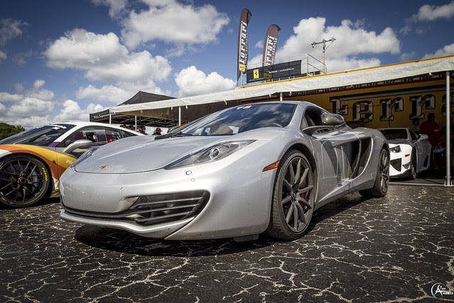 McLaren MP4-12C on the blacktop