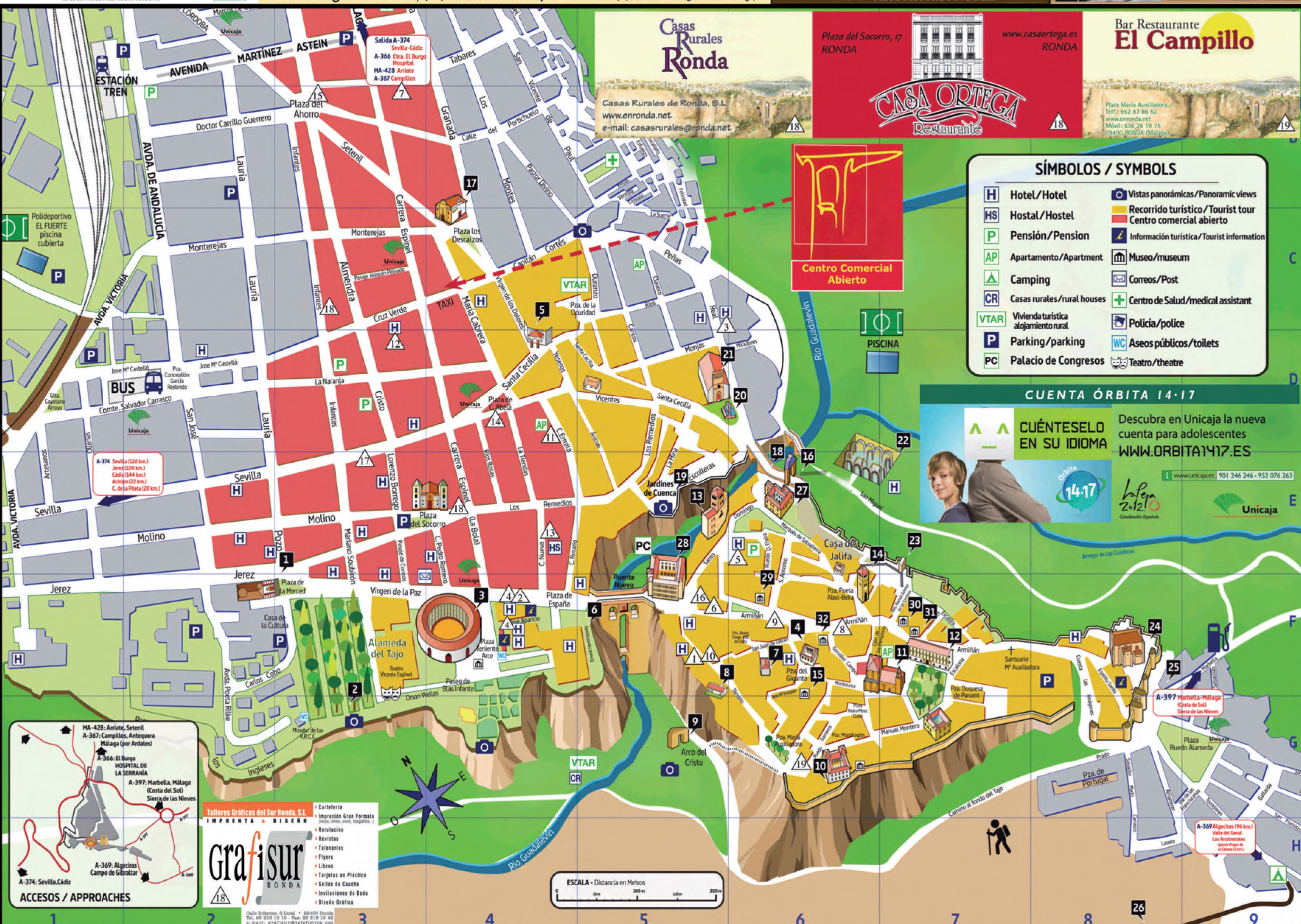 RONDA SPAIN MAP - Imsa Kolese