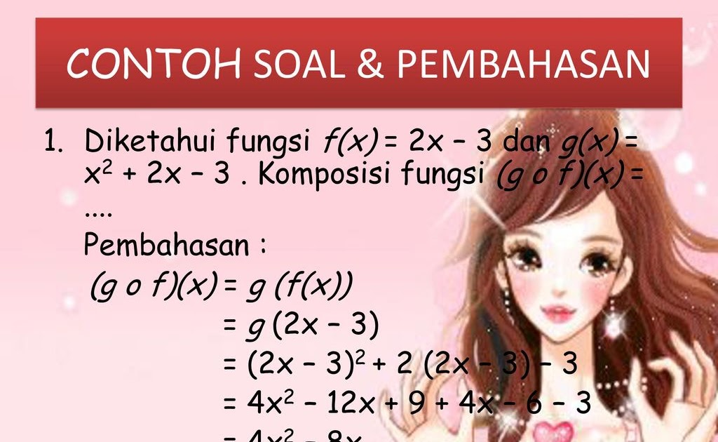 Contoh Soal Dan Pembahasan Fungsi Fx - Soal Kelasmu