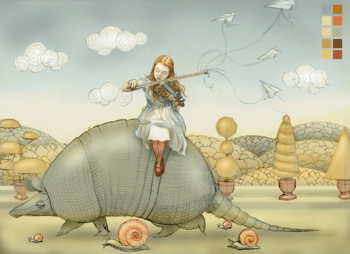 WIP - Armadillo Dream (rough color)