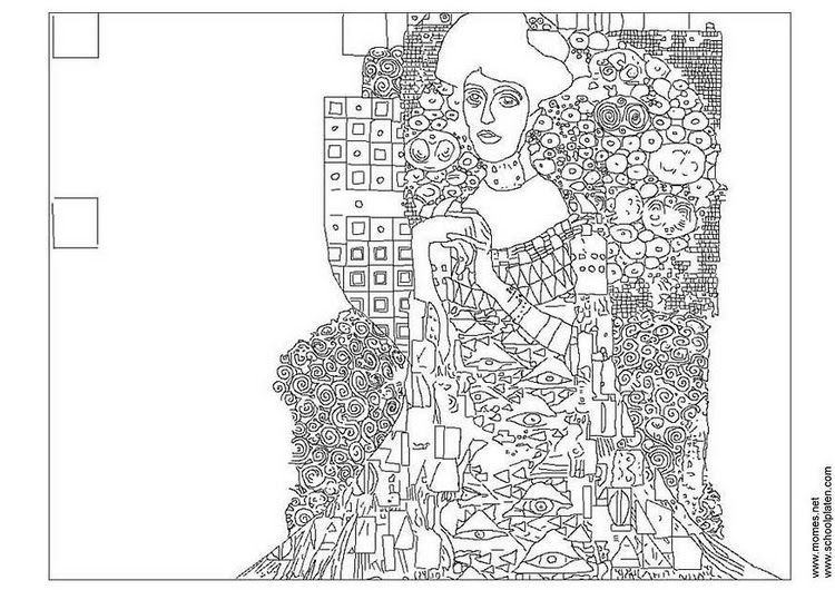 Disegni Da Colorare Gustav Klimt Coloradisegni