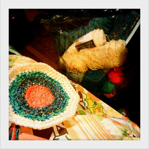 beginning the rug