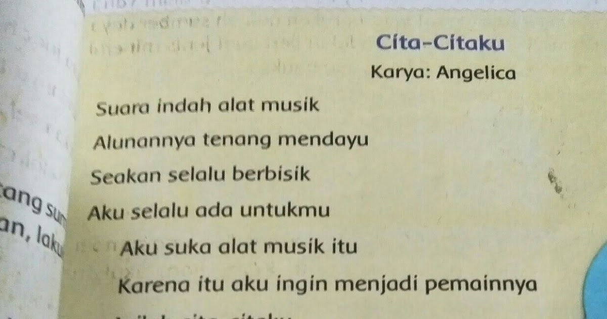 Puisi Cita Cita Menjadi Guru Pendidikan Siswa
