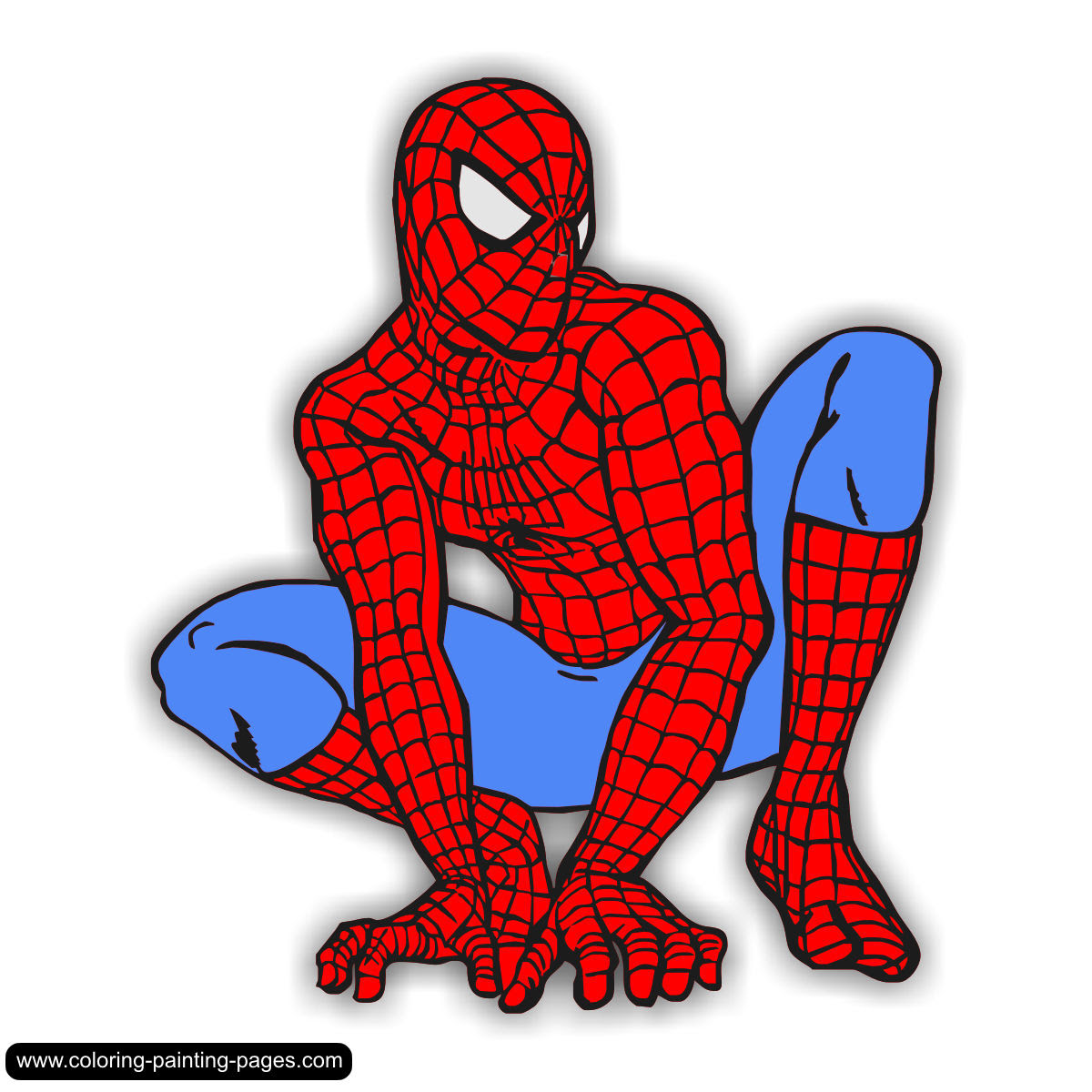 malvorlagen superhelden spiderman kostenlos