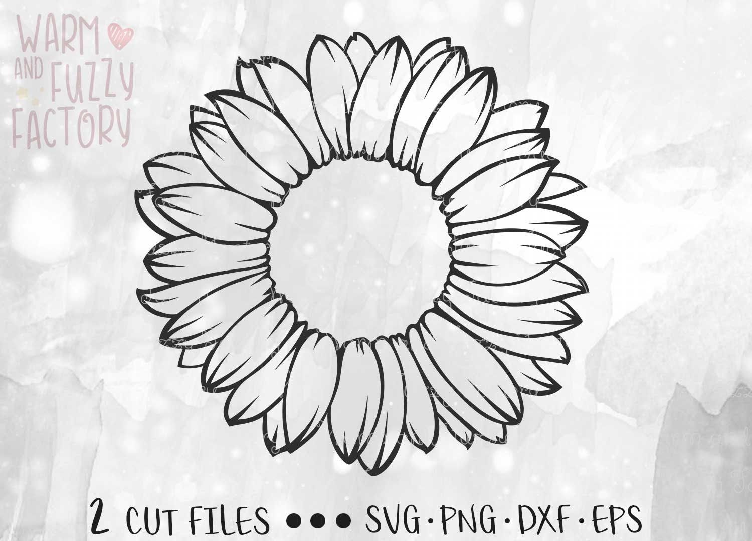 Free 134 Svg Cricut Sunflower Decal SVG PNG EPS DXF File