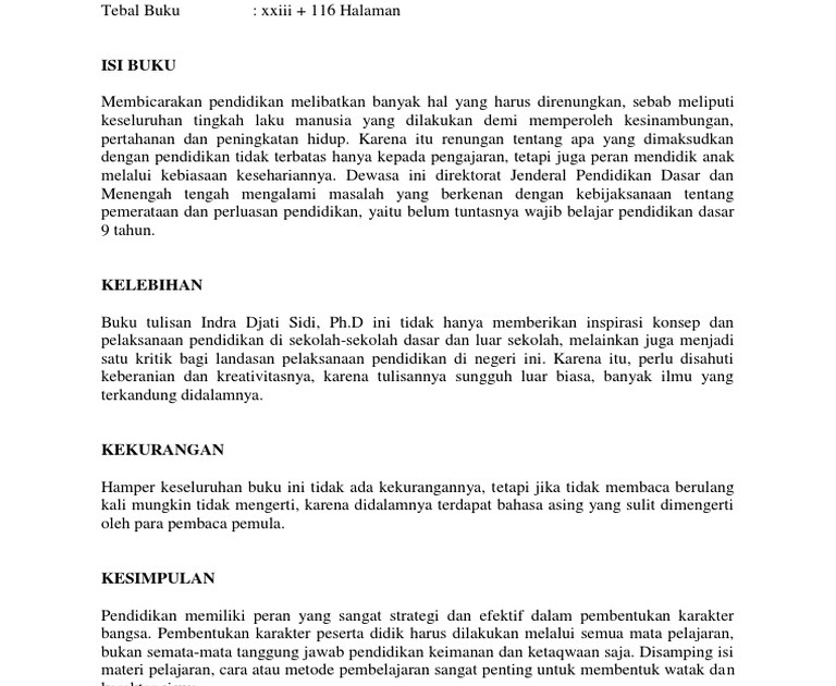 Soal Resensi Buku