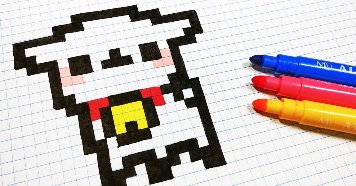 Dibujos De Ninos: Dibujos Cuadriculados Kawaii