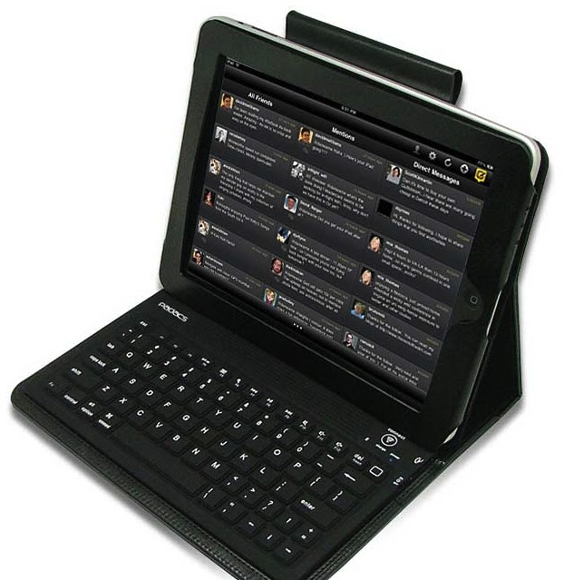 iPad with Toccata keyboard
