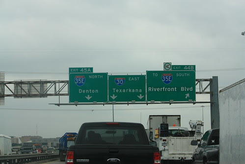 Dallas Traffic at I-30 & I-35E