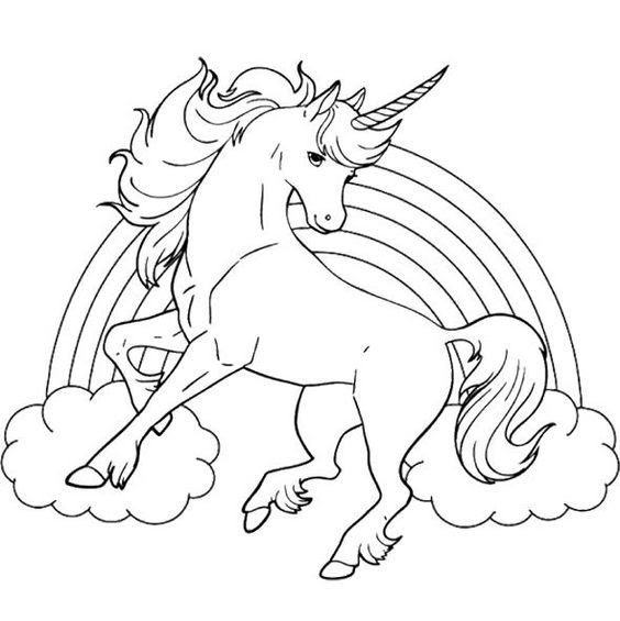 Desenho Da Barbie Com Unicornio Para Colorir - imagen para colorear