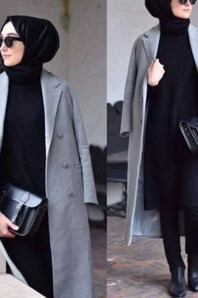 17+ Hijab Fashion For Winter