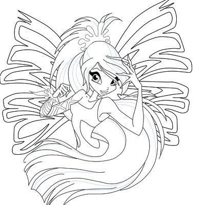 Winx Club Friend's: ¡Dibujos Para Colorear Winx Club Sirenix!