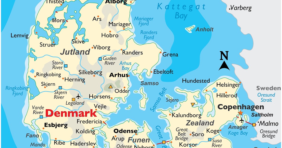 Map Of Jutland Denmark ~ AFP CV