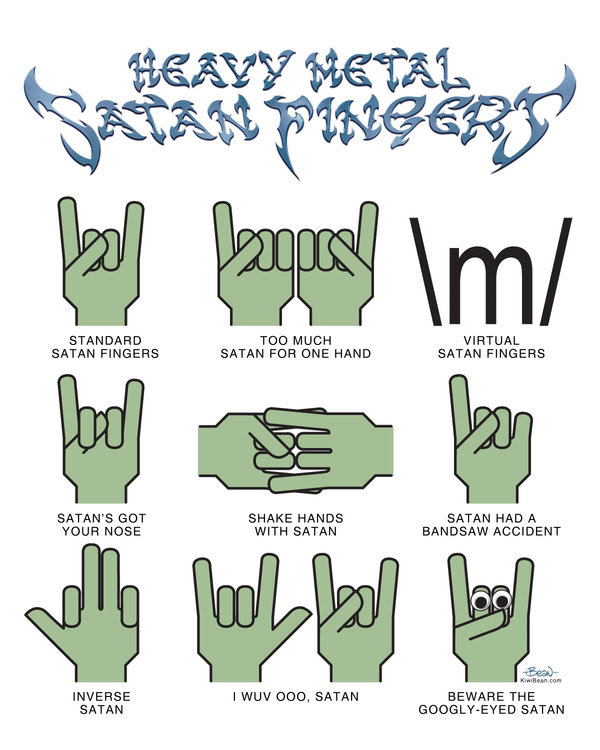 Heavy metal tattoos designs