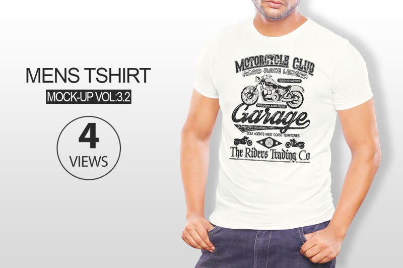 Download Download Men's T-shirt Mock-Ups Vol-3.2 PSD Mockup ...