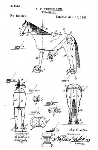 VeloHorse Patent, 1892
