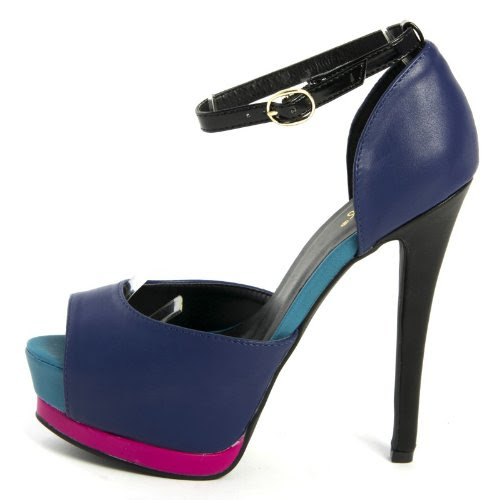qupid blue heels