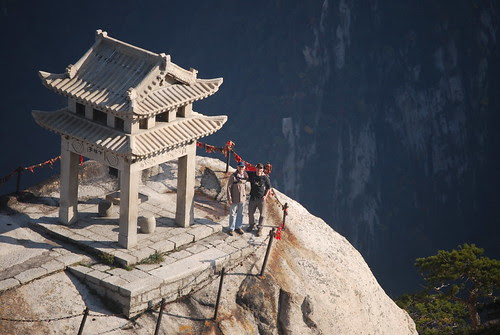 Chess Player Pavillon am Hua Shan wurde gestürmt, aber eine Partie haben wir dort nicht gespielt.