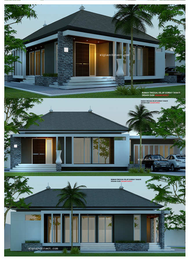 Desain rumah 1 Lantai Minimalis Modern Desain rumah 1 Lantai Minimalis Modern