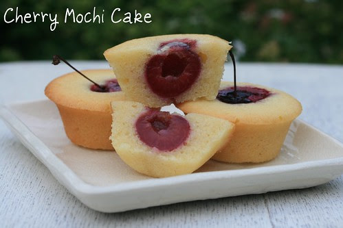 Food Librarian - Cherry Mochi Cake