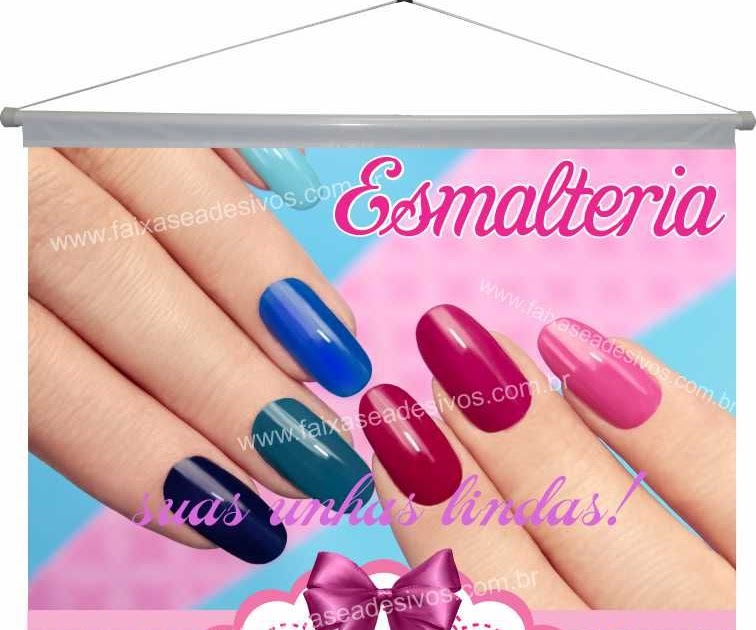Ideias Para Banner Manicure - Modelo de Banner