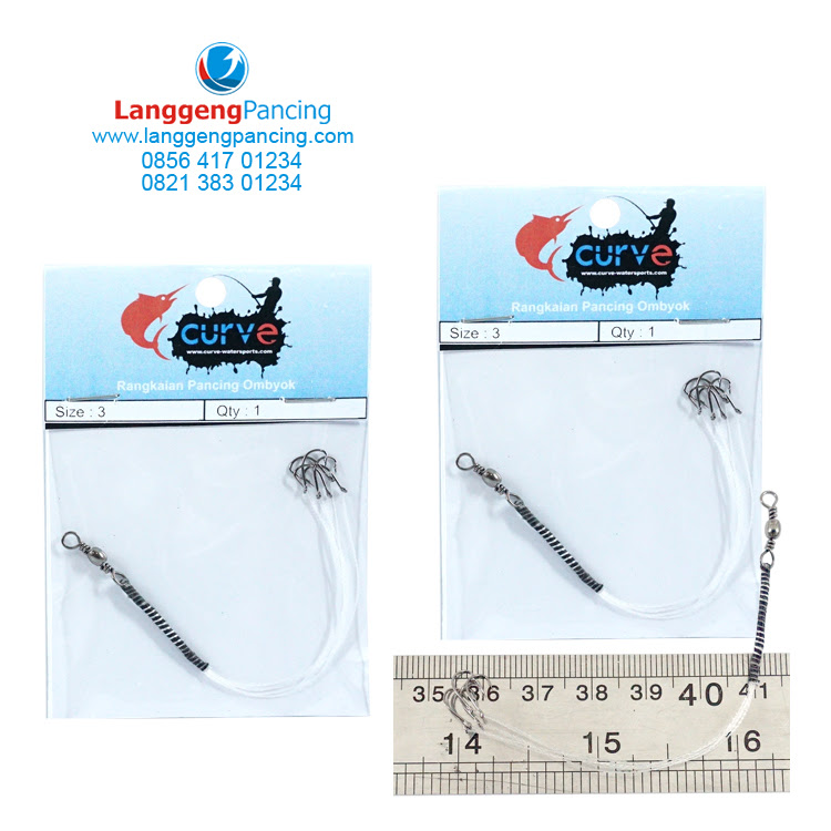 Rangkaian Pancing Gombyok Curve Toko Pancing Langgengpancing 0821