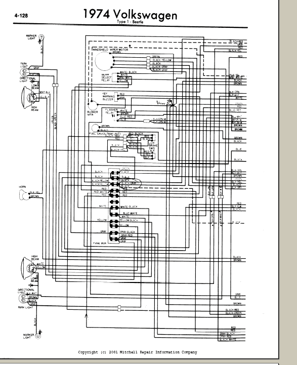 20 Beautiful 1974 Vw Thing Wiring Diagram