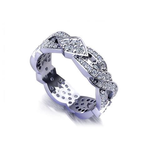 Diamond Crossover Wedding Band Jewelry Designs Diamond Crossover Wedding Band Jewelry Designs