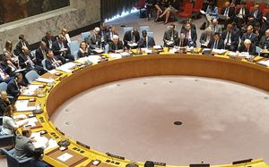 Foreign Affairs Minister Murray McCully chairs a meeting of the UN Security Council.