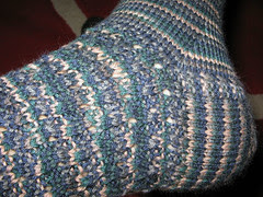 Elongated corded rib stitch pattern