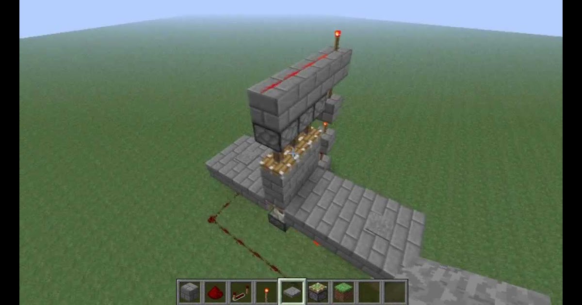 22 Tutorial How To Make 3x2 Piston Door With Video Tutorial