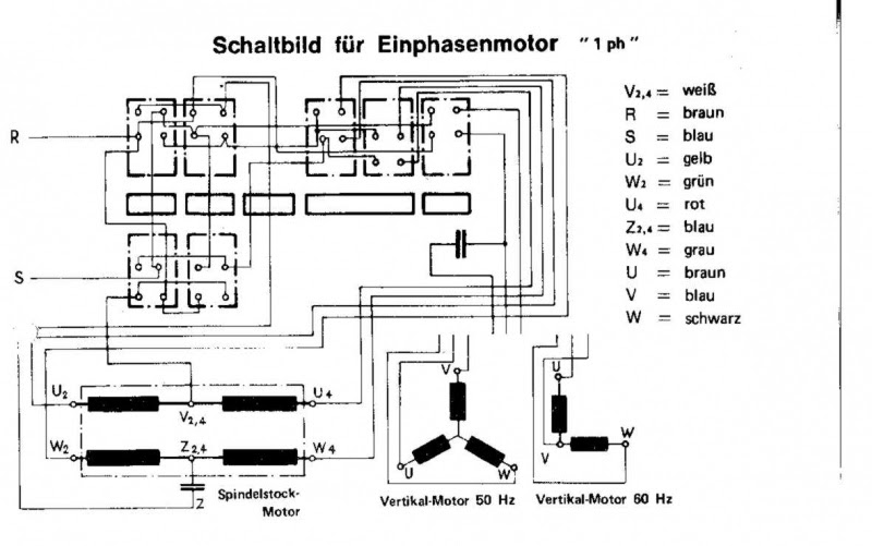 Schaltplan Elektromotor