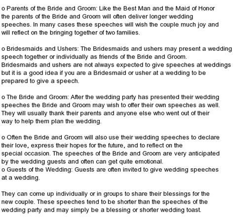 Updated Info Best Wedding Mc Speeches