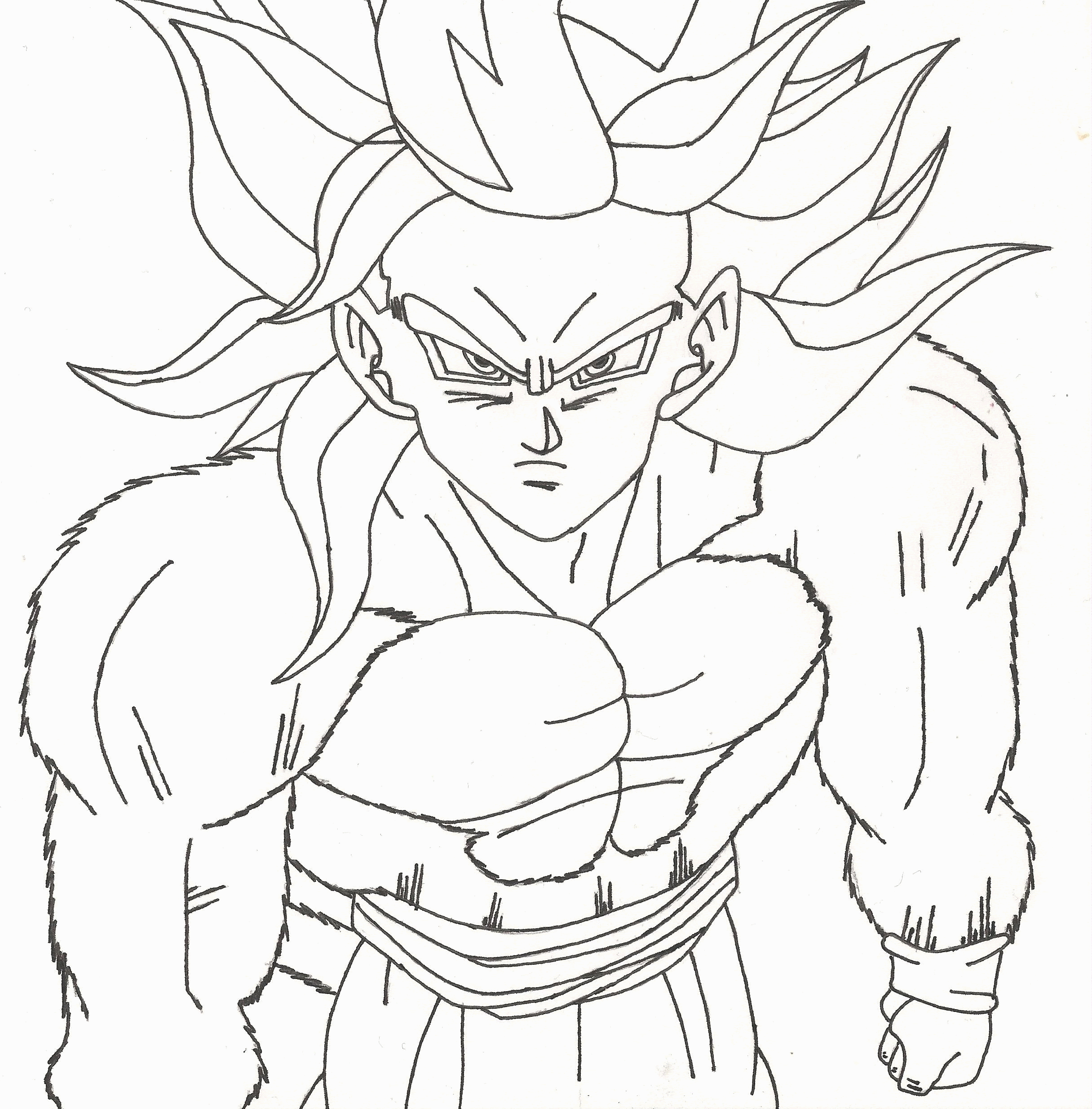 Dessin De Dragon Ball Z Facile Dessin De Dragon Ball Z Facile | Coiffures Cheveux Longs