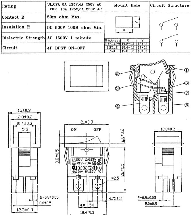 For Hatco Dpst Rocker Switch Wiring Diagram - Wiring Diagram