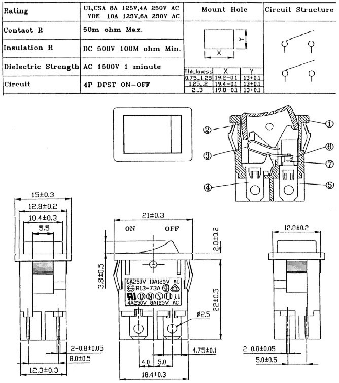 For Hatco Dpst Rocker Switch Wiring Diagram - Wiring Diagram