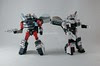 Transformers Streak Henkei (Silverstreak) - modo robot vs. Prowl (by mdverde)