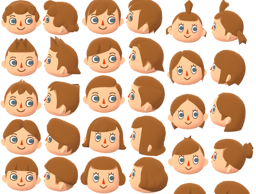 Acnl Hairstyles - Hairstyles Acnl Hair Qr Codes Black Hairstyle And