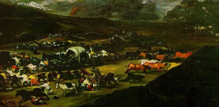 Goya (?) Colossus, det.