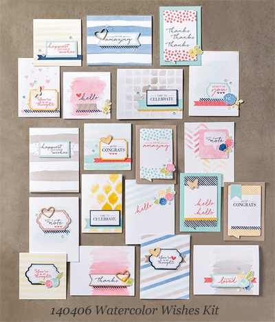 140406 Watercolor Wishes Card Kit #stampinup #dostamping 140406 Watercolor Wishes Card Kit #stampinup #dostamping
