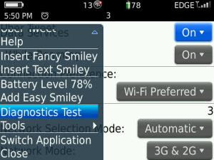 Diagnostics Test maintenance tips untuk BlackBerry Diagnostics Test maintenance tips untuk BlackBerry