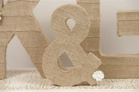 Burlap Monogram Letters Handmade Wedding Marketplace Burlap Monogram Letters Handmade Wedding Marketplace