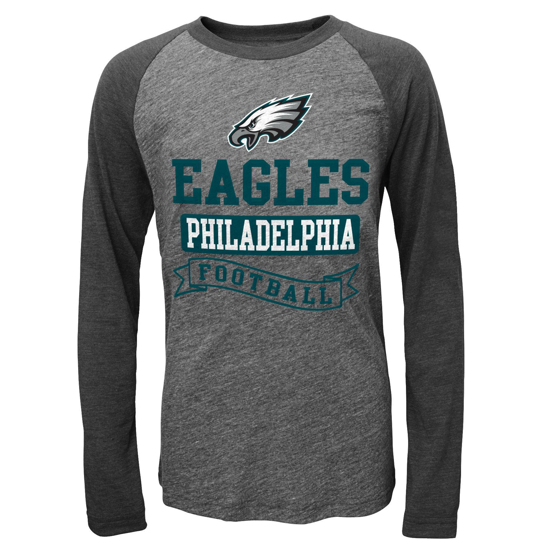 NFL Boys Raglan TShirt Philadelphia Eagles NFL Boys Raglan TShirt Philadelphia Eagles