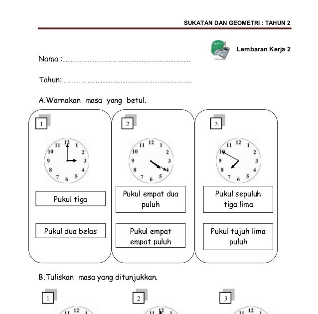 Soalan Matematik Tahun 5 Ikut Topik Waaiting for Someone
