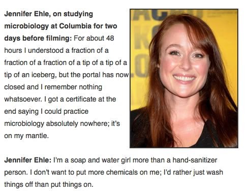 Jennifer Ehle Viewing The Reviews A Lotta Love For Our Girl A Little Bit Of Buzz And Stealing A Movie
