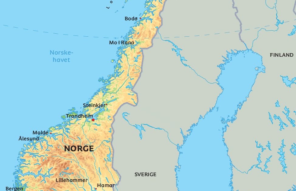 Karta över Nordnorge | Karta
